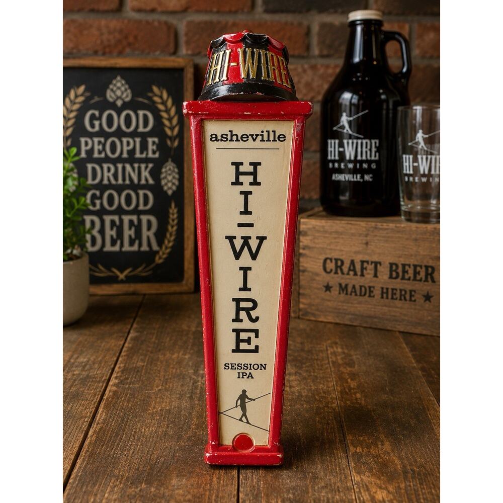 Hi Wire Brewing Asheville Lo Pitch Session IPA Beer Tap Handle Bar Pub Kegerator